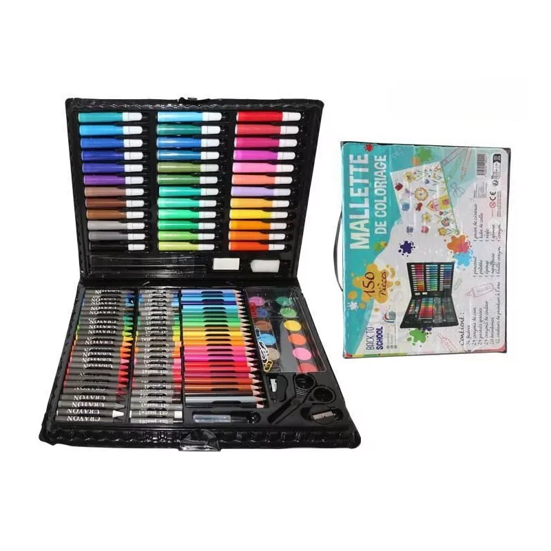MALLETTE DE COLORIAGE 150PCES
