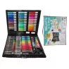 Mallette d'Art et de Coloriage – 150 Pièces (Crayons, Feutres, Pastels)