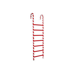 Echelle du Père Noël 8,3x22x76cm