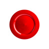 Sous assiette D.33 cm rouge 33x33x2cm
