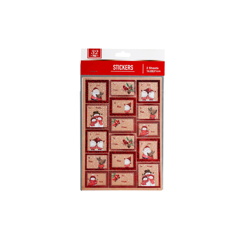 Etiquettes cadeau Planche de stickers 14 Etiquettes cadeau Planche de stickers 14