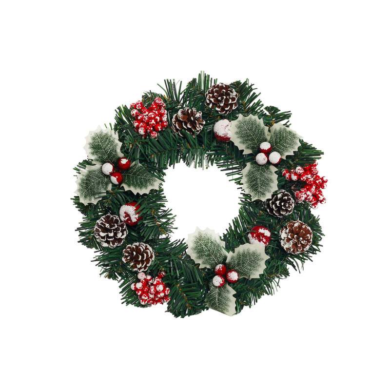 Couronne de Noël D.30cm 30x30x6cm BAIES
