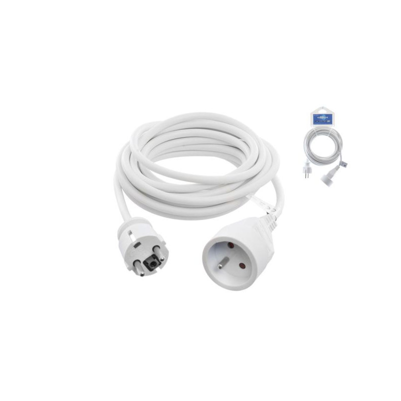 RALLONGE ELECTRIQUE 16A 5M BLANC RALLONGE ELECTRIQUE 16A 5M BLANC