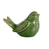 Oiseau Vert 7x12x8,5cm