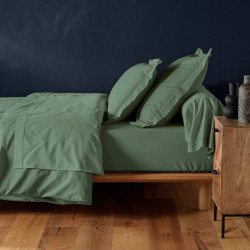 DRAP HOUSSE LINA CEDRE 140x190CM 2 PERSO