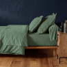 DRAP HOUSSE LINA CEDRE 140x190CM 2 PERSO DRAP HOUSSE LINA CEDRE 140x190CM 2 PERSO