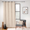 RIDEAU LEO NATUREL 140x260CM VELOURS CHE RIDEAU LEO NATUREL 140x260CM VELOURS CHE
