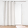 RIDEAU NILS BLANC 140x260CM VELOURS RELI