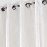 RIDEAU NILS BLANC 140x260CM VELOURS RELI