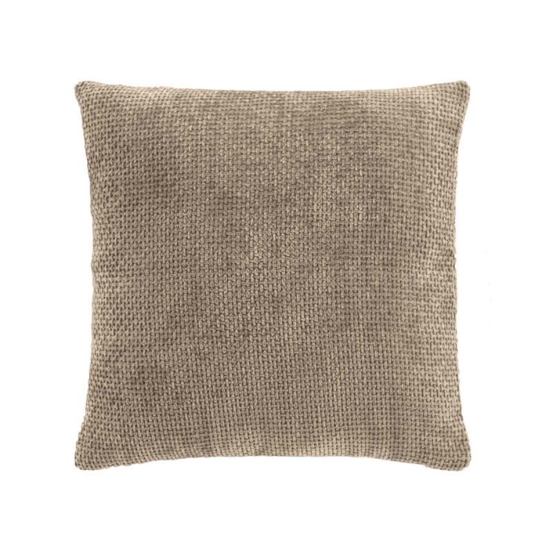 COUSSIN LEO SABLE 45x45CM VELOURS CHENIL COUSSIN LEO SABLE 45x45CM VELOURS CHENIL
