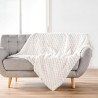 PLAID FROSTY NATUREL 180x220CM FOURRURE/
