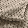 PLAID MINI FROSTY TAUPE 125x150CM FLANEL