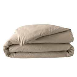 HOUSSE COUETTE PERCALINE SABLE 260x240CM