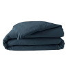HOUSSE COUETTE PERCALINE BLEU NUIT 260x