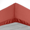 DRAP HOUSSE LINA TERRACOTTA 90x190CM UNI