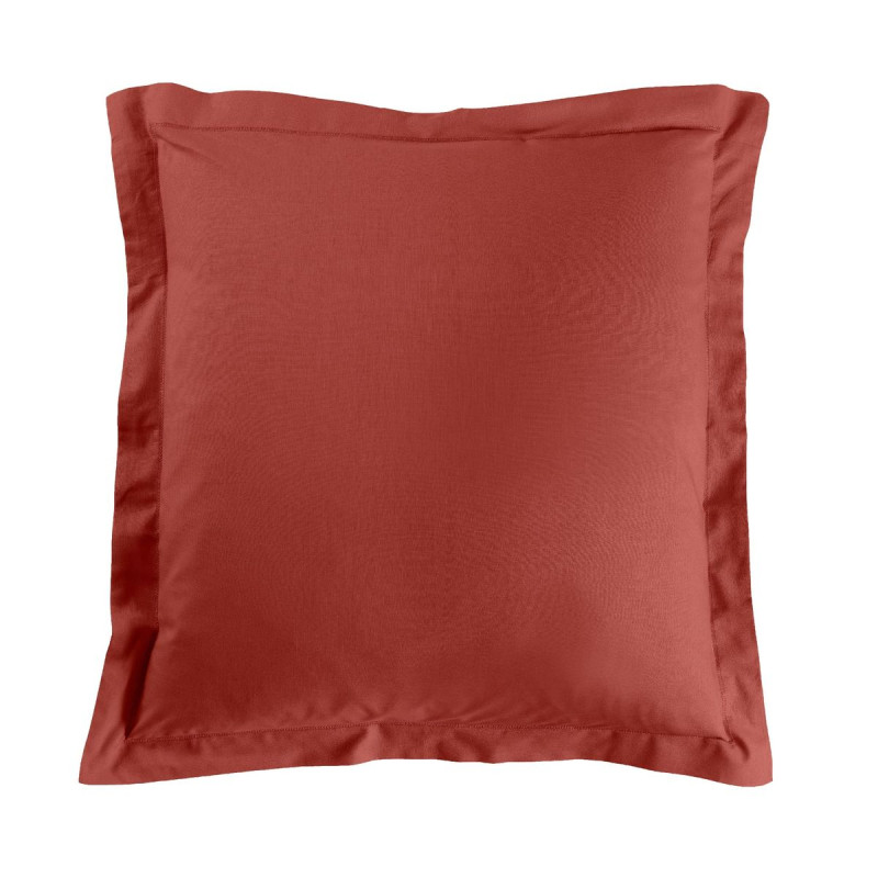 TAIE D'OREILLER LINA TERRACOTTA 63x63CM