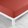 DRAP HOUSSE LINA TERRACOTTA 140x190CM UN