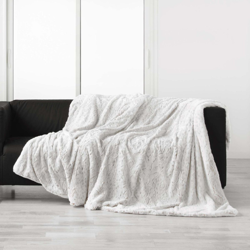 PLAID FOURRURE/SHERPA ALASKA 220x240CM