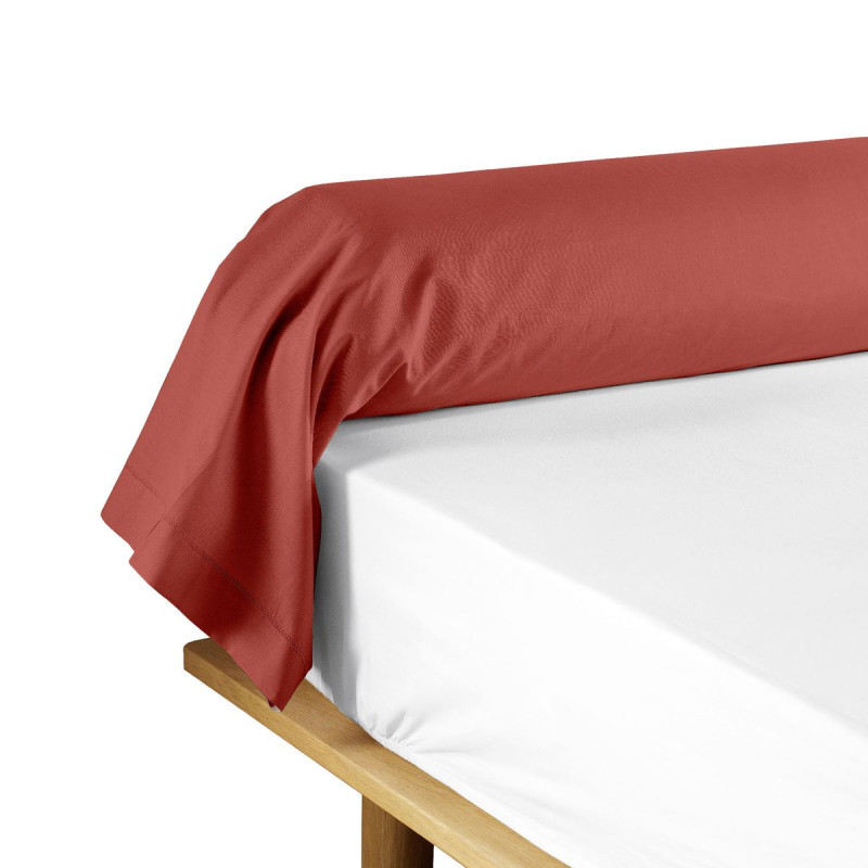 TAIE DE TRAVERSIN LINA TERRACOTTA 85x185 TAIE DE TRAVERSIN LINA TERRACOTTA 85x185