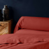 TAIE DE TRAVERSIN LINA TERRACOTTA 85x185 TAIE DE TRAVERSIN LINA TERRACOTTA 85x185