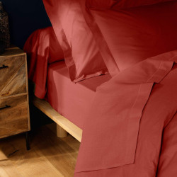 TAIE DE TRAVERSIN LINA TERRACOTTA 85x185