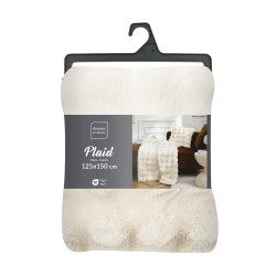 PLAID FOUR/POLAIRE MOUNTY NATUREL 125x15