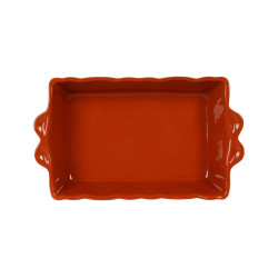 Plat Four Rectangulaire 32x21 cm Grès TANGERINE