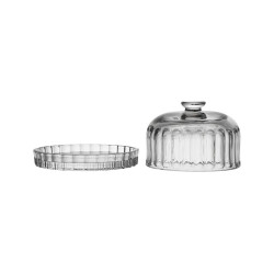 Beurrier Cloche ROND MORNAY Verre D10.5 cm