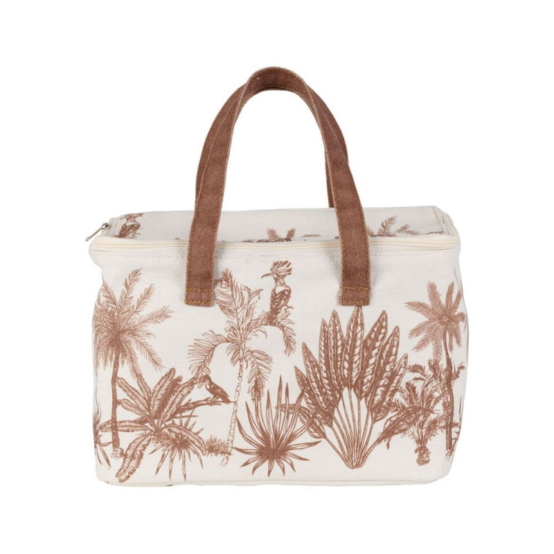 SAC ISOTHERME PALMIERS BRUN 24X16