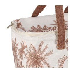 SAC ISOTHERME PALMIERS BRUN 24X16