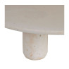 PLATEAU ciment S/PIED ORGANIC ECRU D30