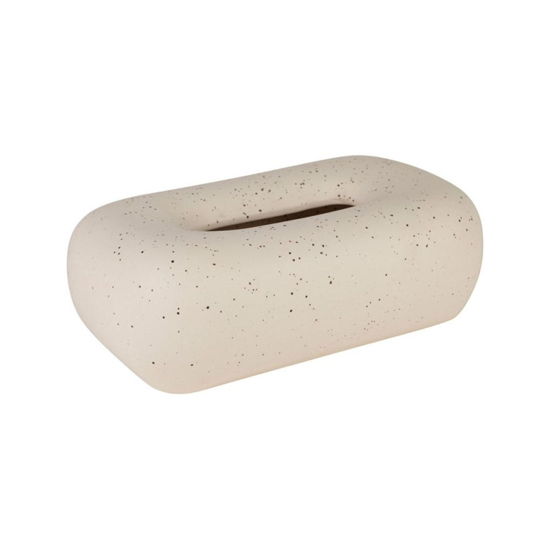 Boîte à Mouchoirs KLOSEN Beige Grès Moucheté 28x15 cm Boîte à Mouchoirs KLOSEN Beige Grès Moucheté 28x15 cm