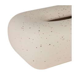 Boîte à Mouchoirs KLOSEN Beige Grès Moucheté 28x15 cm