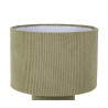 LAMPE ELEMENT VERT D30XH41CM velour cote