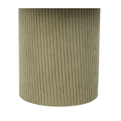 Lampe ELEMENT Vert Velours Côtelé D30xH41cm E27