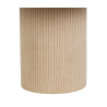 Lampe ELEMENT Écru Velours Côtelé D30xH41cm E27