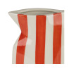 VASE PICHET ARTIST CORAIL H24 gres rayé