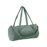 Sac Week-end FUNKY Velours Côtelé Émeraude 50x26cm
