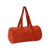 Sac Week-end FUNKY - Velours Côtelé - TERRACOTTA (42 x 22 cm)