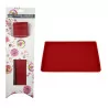 Plaque de Cuisson Rouge en Silicone – Pour Génoise et Biscuits Roulés, 37 x 27 cm