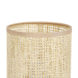 LAMPE BOULE CERAM.NATUREL BL
