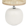 LAMPE BOULE CERAM.NATUREL BL LAMPE BOULE CERAM.NATUREL BL