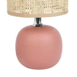LAMPE BOULE CERAM.NAT.TERRAC