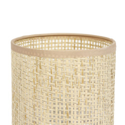 LAMPE BOULE CERAM.NAT.KAKI