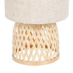 LAMPE BAMBOU LIN HANOI BEIGE