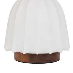 LAMPE TISSU BOIS MARCEL MR.BL