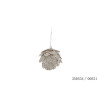 BOULE 8CM OR/BLC