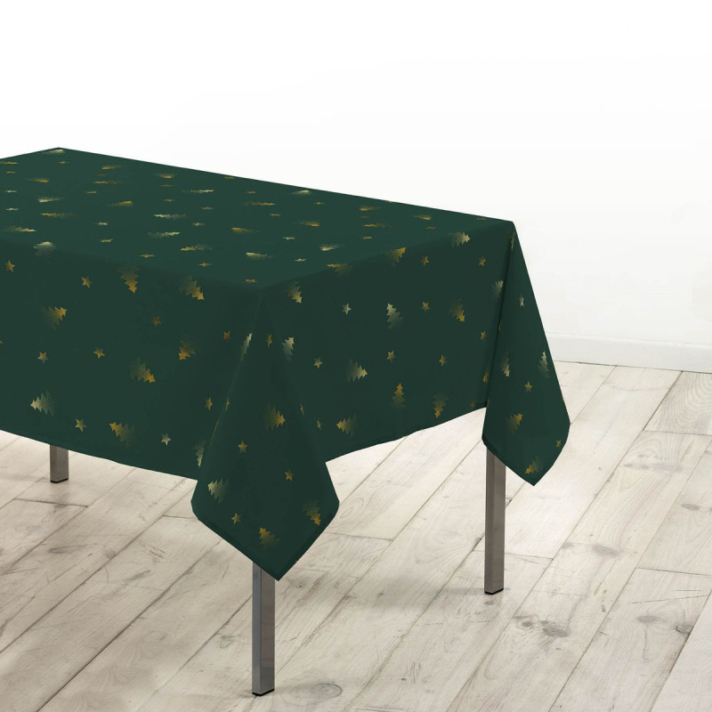 NAPPE SAPIN VERT/OR 150x240CM POLYESTER