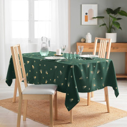 NAPPE SAPIN VERT/OR 150x240CM POLYESTER
