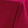 NAPPE FLOCONS ROUGE 140x300CM JACQUARD